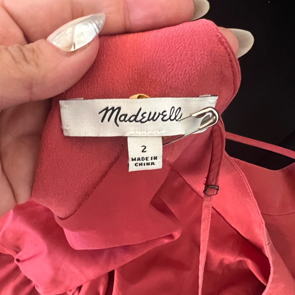 Madewell Silk Sunlight Dress - Picture 7 of 8